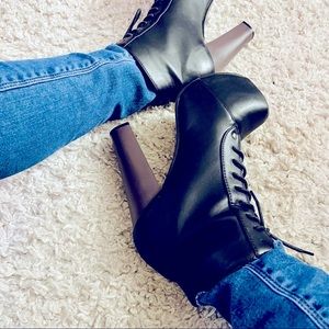 Platform Heel Boots